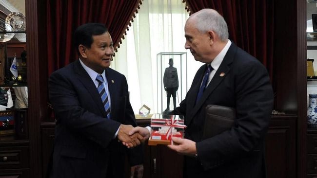 Prabowo Belum Bahas Rencana Kunjungi AS saat Bertemu Dubes