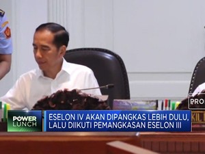 Jokowi Tegaskan Komitmen Pangkas Eselon III & IV