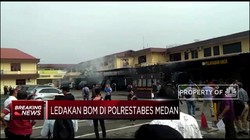 Ledakan Diduga Bom Bunuh Diri Terjadi di Mapolrestabes Medan