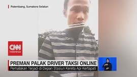 VIDEO: Viral Preman Palak Sopir Taksi Online di Palembang