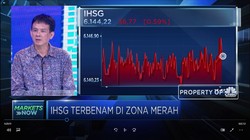 Dikepung Sentimen Global, IHSG Terbenam di Zona Merah