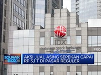 Aksi Jual Asing Sepekan Rp 3,1 T di Pasar Reguler