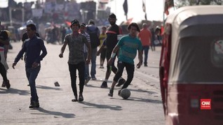 VIDEO: Demonstran Sambut Positif Laga Irak vs Iran