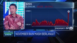 November Rain Berlanjut, IHSG Menuju Arah Konsolidasi