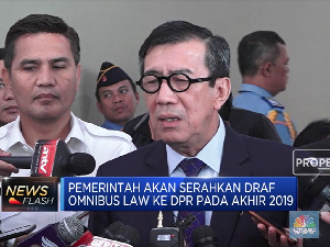 Draf Omnibus Law Ditargetkan Rampung Akhir 2019