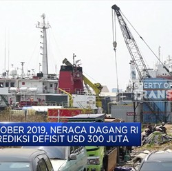 Neraca Dagang RI Diprediksi Defisit USD 300 Juta