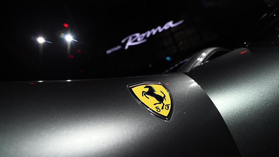Ferrari Roma is unveiled during its first world presentation in Rome, Italy, November 14, 2019. REUTERS/Guglielmo Mangiapane