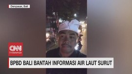 VIDEO: BPBD Bali Bantah Informasi Air Laut Surut