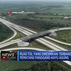 Jokowi Resmikan Jalan Tol Terpanjang di Tanah Air