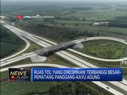 Jokowi Resmikan Jalan Tol Terpanjang di Tanah Air