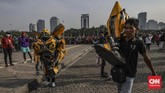 Dinas Pariwisata dan Kebudayaan DKI Jakarta menyatakan Jakarta Cosplay Parade 2019 menjadi salah satu agenda wisata. (CNN Indonesia/Bisma Septalisma)