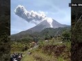 VIDEO: Gunung Merapi Meletus, Hujan Abu Guyur Desa Sekitar