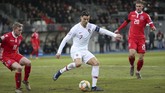 Timnas Portugal menang 2-0 atas Luksemburg sekaligus memastikan tiket putaran final Piala Eropa 2020. Ronaldo cetak gol kedua Selecao das Quinas. (AP Photo/Francisco Seco)