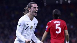 Hasil Kualifikasi Piala Eropa 2020: Prancis Tekuk Albania 2-0