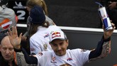 Jorge Lorenzo masih memiliki kontrak semusim di Honda namun memilih pensiun di akhir musim MotoGP 2019. (Photo by PIERRE-PHILIPPE MARCOU / AFP)