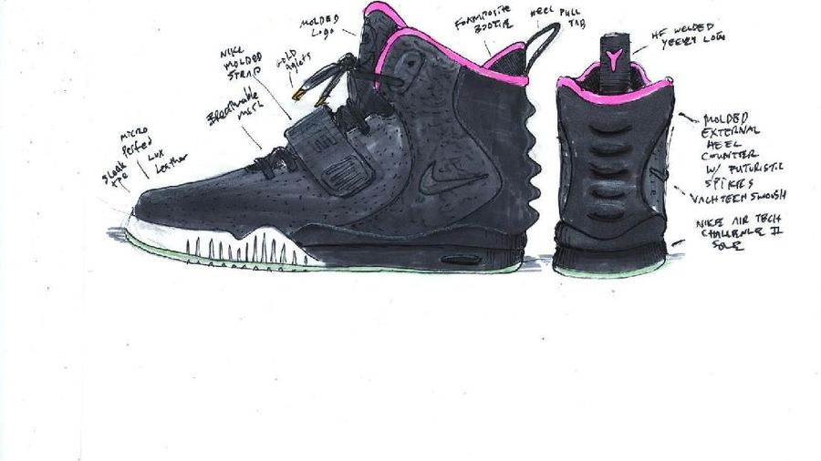 Nike Air Yeezy II (Dok. Nike)