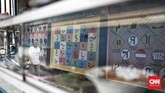 Ide ini membuat anak-anak bisa membaca lukisan tersebut sambil tetap bermain. (CNN Indonesia/Andry Novelino)