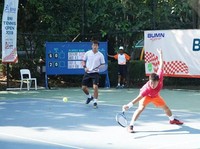 BNI Tennis Open 2019, Anthony & David Susanto Melaju