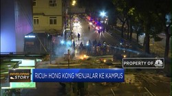 Ricuh Hong Kong Menjalar ke Kampus