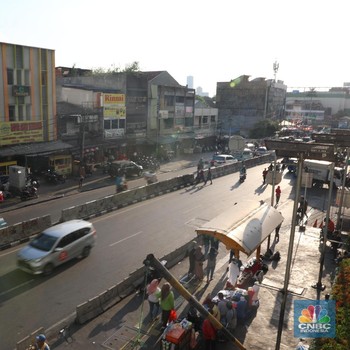 Potret Lengang Jalanan Tanah Abang yang Sering Kali Macet