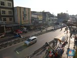 Potret Lengang Jalanan Tanah Abang yang Sering Kali Macet