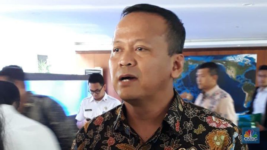 Menteri KKP Edhy Prabowo (CNBC Indonesia/Ferry Sandi)
