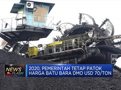 Harga Batu Bara DMO Tetap USD 70 Per Ton di 2020