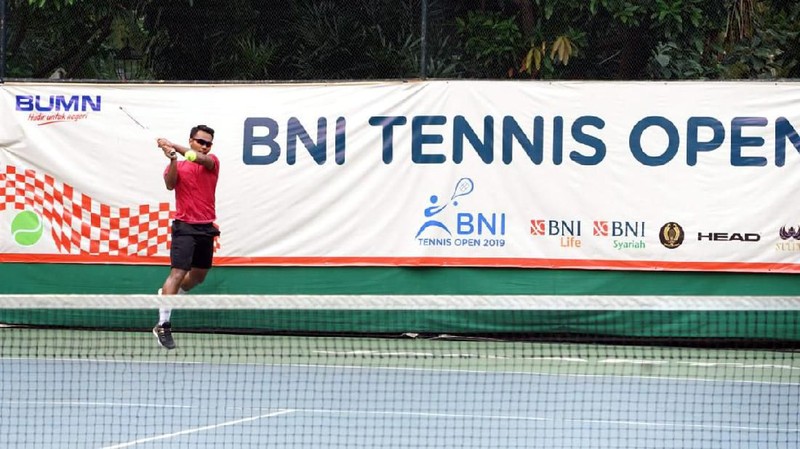 Petenis Pelatnas Putra Indonesia Christopher Rungkat melaju ke final BNI Tennis Open 2019.