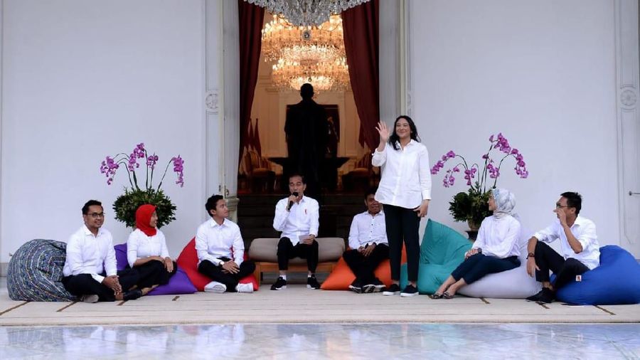Jokowi meyakini tujuh orang staf khusus dari kalangan milenial akan memberikan gagasan segar dan inovatif.