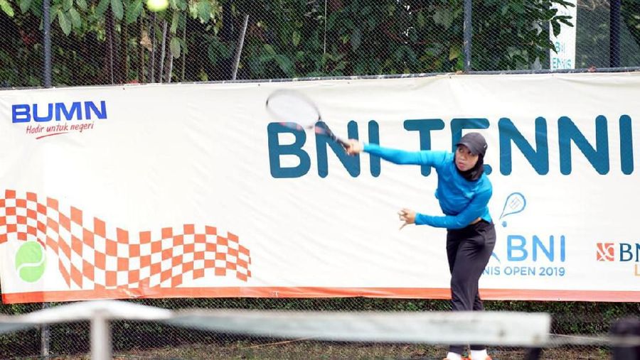 Petenis Pelatnas Putri Indonesia Aldila Sutjiadi melaju ke final BNI Tennis Open 2019
