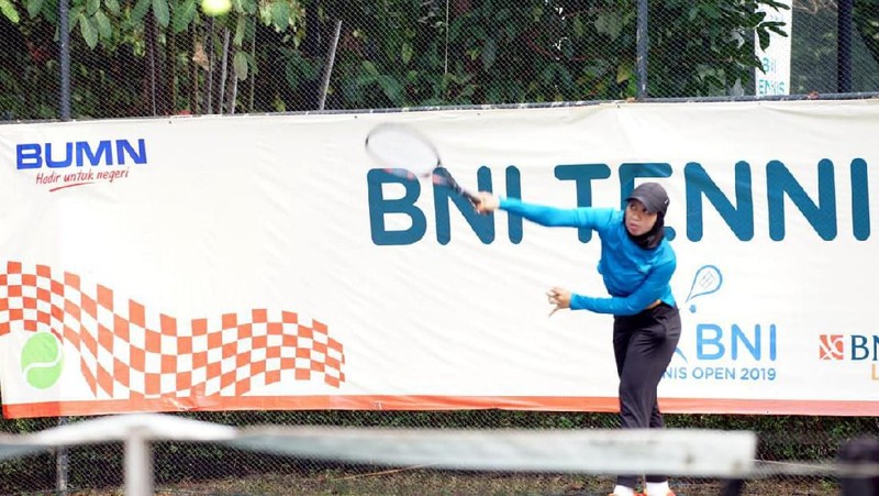 Petenis Pelatnas Putri Indonesia Aldila Sutjiadi melaju ke final BNI Tennis Open 2019