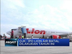 Lion Air Batal Gelar IPO Saham Tahun Ini