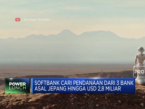 Softbank Incar Pinjaman USD 2,8 M Dari  Bank Jepang