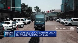 Dalam Sebulan, Saham LUCK Terkoreksi Hingga 65%