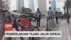 VIDEO: Pemberlakuan Tilang Jalur Sepeda