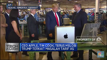 Trump Kaji Pembebasan Tarif Impor Barang China Untuk Apple
