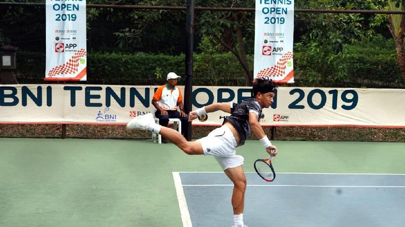 Petenis Pelatnas Putra Indonesia Christopher Rungkat melaju ke final BNI Tennis Open 2019.