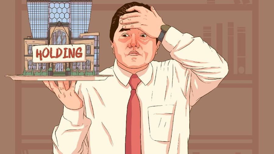 Infografis: Rencana Pembentukan 8 Holding BUMN Batal?