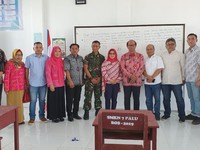 Palu Bangkit, Tower Bersama Bangun Ruang Kelas yang Rusak