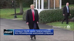 Donald Trump Teken RUU Tambahan Anggaran Bagi Kementerian