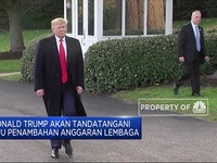 Donald Trump Teken RUU Tambahan Anggaran Bagi Kementerian