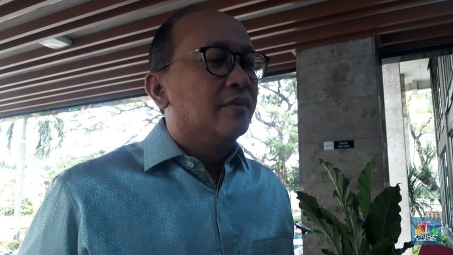 Ketua Umum Kadin Indonesia, Rosan Roeslan (CNBC Indonesia/Cantika Adinda Putri)