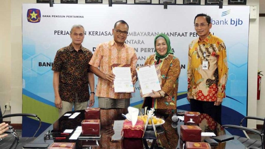 PT Bank Pembangunan Daerah Jawa Barat & Banten, Tbk (BJBR/bank bjb) bekerja sama dengan Dana Pensiun Pertamina.