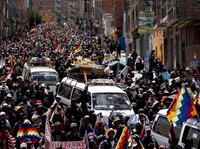 Prosesi Pemakaman Jadi Demo Ricuh di Bolivia