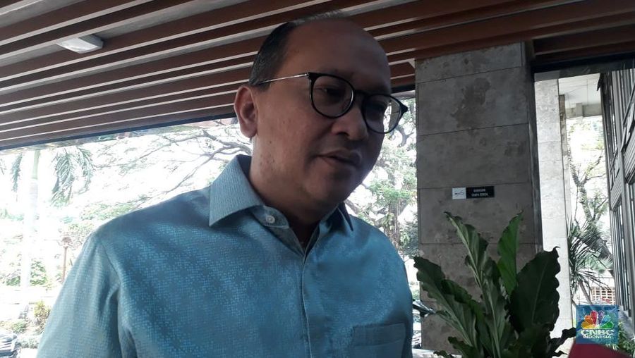 Ketua Umum Kadin Indonesia, Rosan Roeslan (CNBC Indonesia/Cantika Adinda Putri)