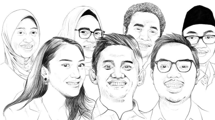 INFOGRAFIS, Tujuh Stafsus Milenial Jokowi