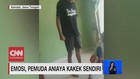 VIDEO: Emosi, Pemuda Aniaya Kakek Sendiri