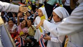 Lawatan Paus Fransiskus ke Thailand berlangsung selama tiga hari. (Photo by Lillian SUWANRUMPHA / AFP)