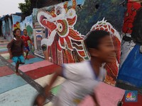 Ada Kampung Warna-Warni di Tangerang, Ini Penampakannya