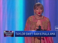 Wah Taylor Swift Raih 6 Piala America Music Awards